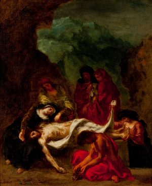Le Christ au tombeau (The Entombment), 1847-49 (oil on canvas)
