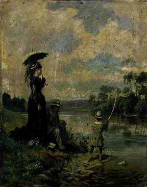The Fishing Party, 1878 (oil on canvas)