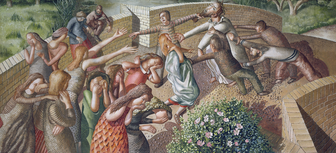 The Daughters of Jerusalem, 1951 (oil on canvas)