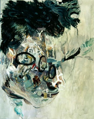 Sueno de Tarde en mi Taller, 1995 (oil & acrylic on fabric)