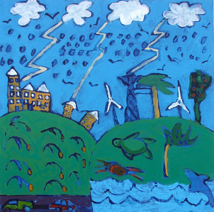 Global Warming (acrylic on board)