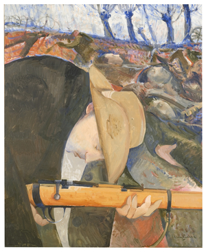 The Grave (after song by Don McLean) (oil on board)