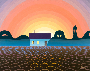 Before Sunrise, 1993 (oil on wood)