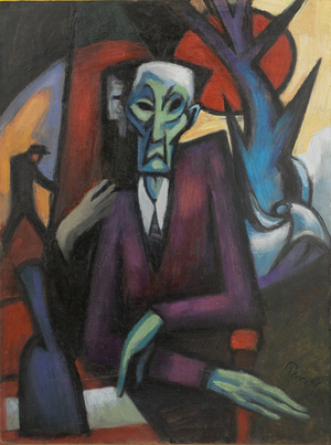 Old Age II, 2009 (oil on wood)