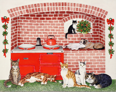 A Warm Place (acrylic on calico)