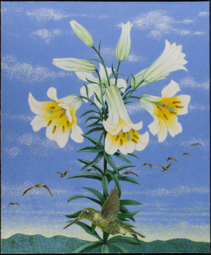 Early Birds, 2011 (acrylic on calico)