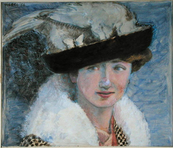 The Artist's Mother, 1956 (oil on board)