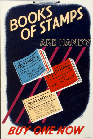 Books of Stamps are Handy, 1938 (colour litho)