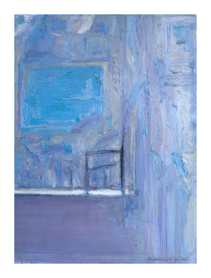 Blue Interior, 1998 (oil on linen)