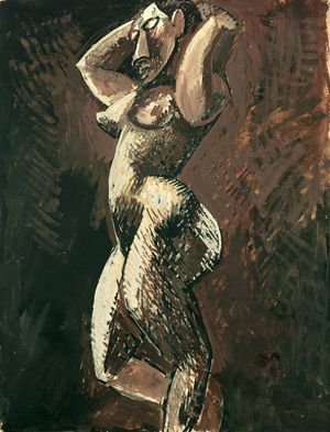 Nude with Raised Arms, 1908 (oil on canvas)