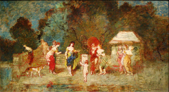 Scene in a park II, c.1870