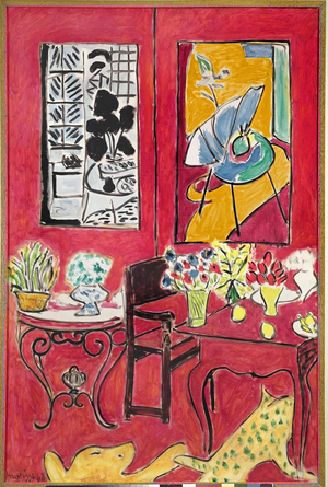 Large Red Interior, 1948 (oil on canvas)