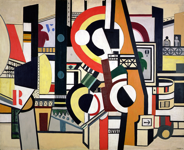 The Discs in the City, 1921 (oil on canvas)