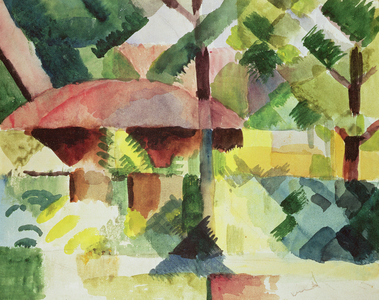 The Garden, 1914 (w/c on paper)