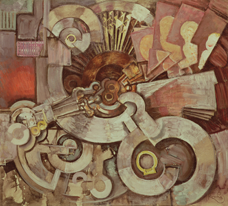 Composition, c.1930 (oil on canvas)