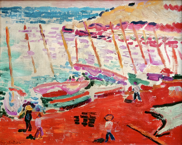 The Red Beach, Collioure, Summer 1905 (oil on canvas)