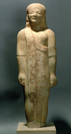 Kouros Dionysermos, Greek, Archaic Period, c.600 BC (stone)