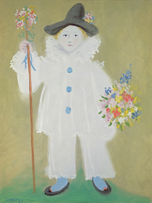 Portrait of Paulo as Pierrot, 1929 (oil on canvas)