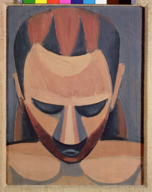 Head of a Man (oil on canvas)