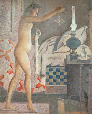 La Phalène, 1959 (casein and tempera on canvas)