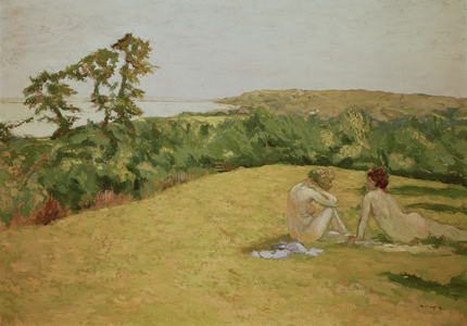 Coastline (oil on canvas)