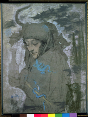 The Sorceress, 1897 (pastel on paper)