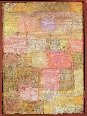 Florentine residential district, 1926 (no 223) (oil on cardboard)