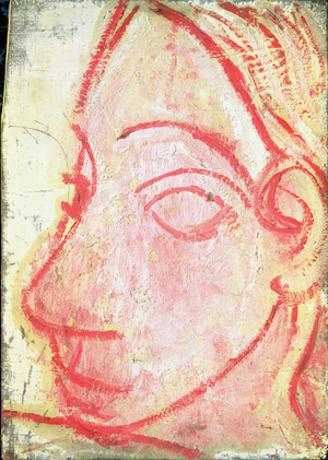 Study of a Head, 1907 (oil on board)