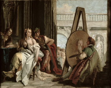 Alexander and Campaspe at the house of the painter Apelles (oil on canvas)