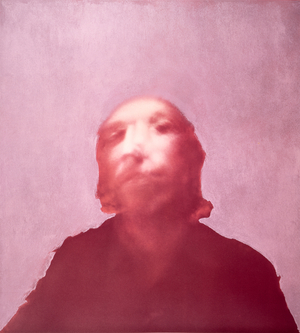 Portrait of the artist by Francis Bacon, 1970-71 (collotype and screenprint)