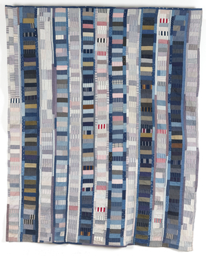 Ladders Stripy Coverlet, 1900 (textile)