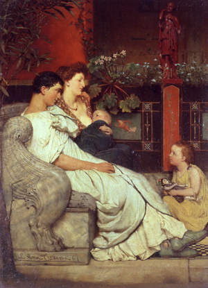 A Roman Family, 1867 (oil on canvas)