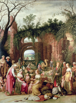 Laban Searching for the Stolen Teraphims Amongst Jacob's caravan