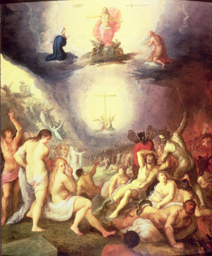 The Last Judgement (oil on panel)