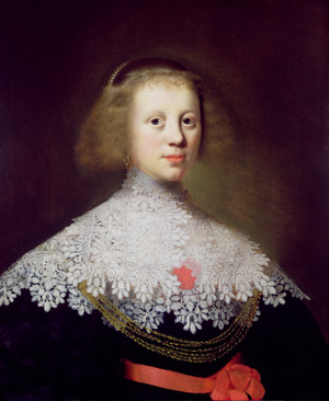 Portrait of a Young Woman (oil on panel)