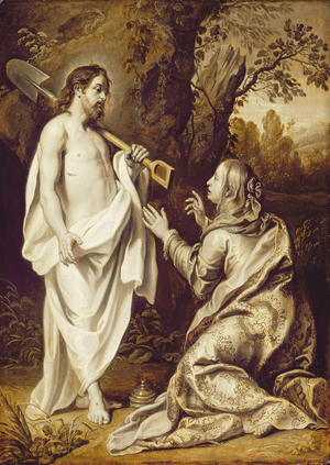 Noli Me Tangere (oil on panel)