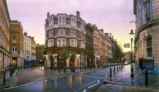 New Row, London, 1999 (w/c on paper)