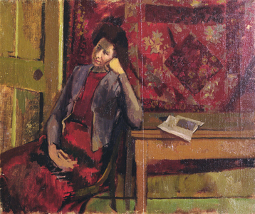 Portrait of a Woman, 1951 (oil on canvas)