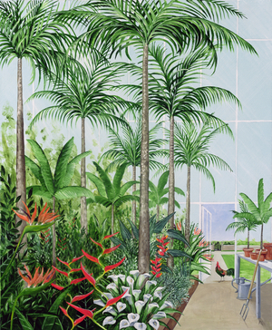 The Hot House, 2008  (oil on linen)