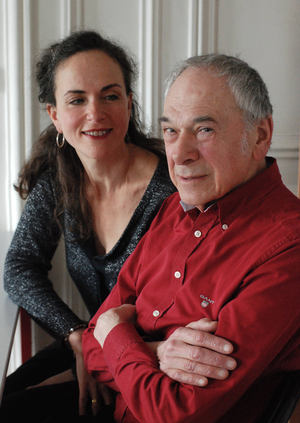 Portrait of pianist Rene Urtreger and writer Agnes Desarthe in 2016 Photography