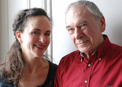 Portrait of pianist Rene Urtreger and writer Agnes Desarthe in 2016 Photography