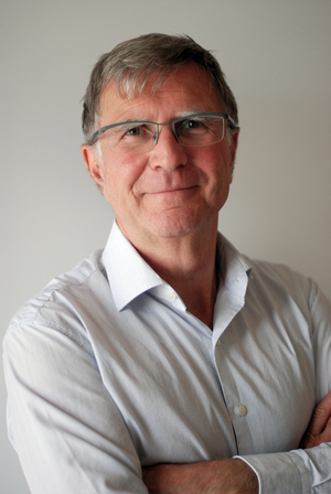 Portrait of Francois Leveque - professor at Mines-Paristech - 2018 -