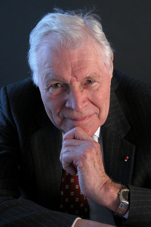 Portrait of the French cardiac surgeon and politician Christian Cabrol, 2005 - Portrait of Christian Cabrol french surgeon, 2005 - Photography