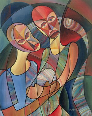 Them Bellyful, 1992 (acrylic on canvas)