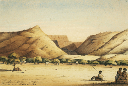 Ravine near Dabmalaika, 1841 (w/c on paper)