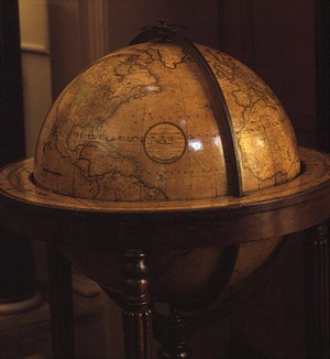 Terrestrial globe: c.1825
