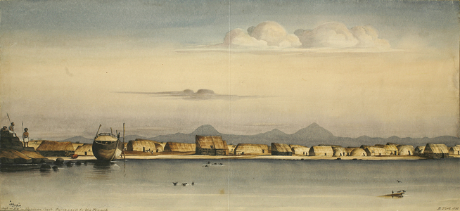 Ayt or Ed on Abyssinian Coast, 1832 (w/c on paper)