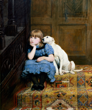Sympathy, 1877 (oil on canvas)