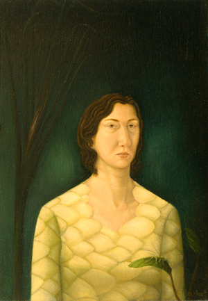 Self Portrait with Insect, 2009 (oil on panel)