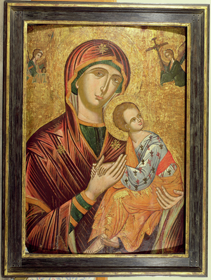 Mother of God of the Passion, Greek Icon from Crete, early 16th century